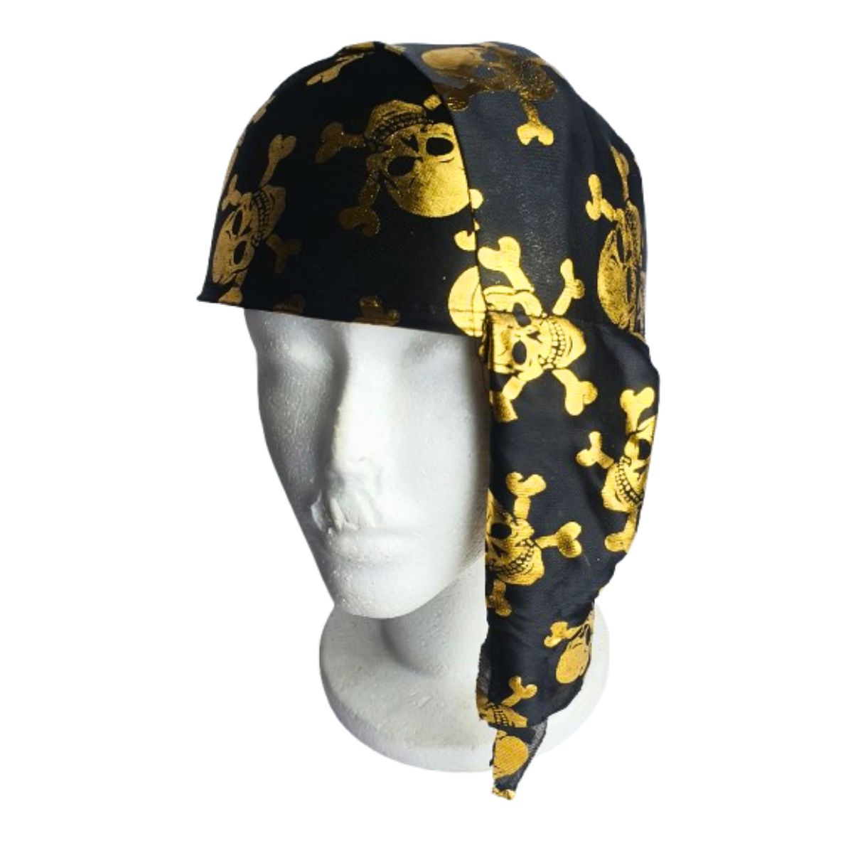 Chapéu Fantasia Acessório Pirata Caveira Dourada Chapéu Fantasia Acessório Pirata Caveira Dourada